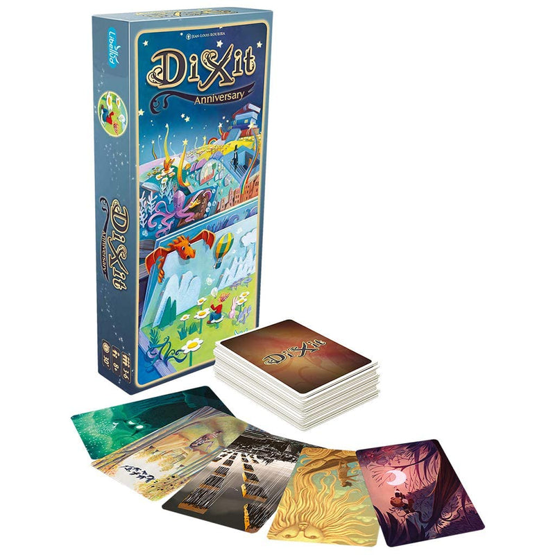 Asmodee Libellud | Dixit Anniversary | Expansion | Multi-Time Award Winning Imagination and Creativity Game | Ages 8+ | 3 to 8 Players | 30 Minutes per Game | Multilanguage (includes Spanish