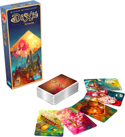 Libellud | Dixit Memories | Expansion | Multi-Time Awarded Imagination and Creativity Game | Ages 6 | 3 to 8 Players | 30 Minutes per Game | Multilanguage (Includes Spanish