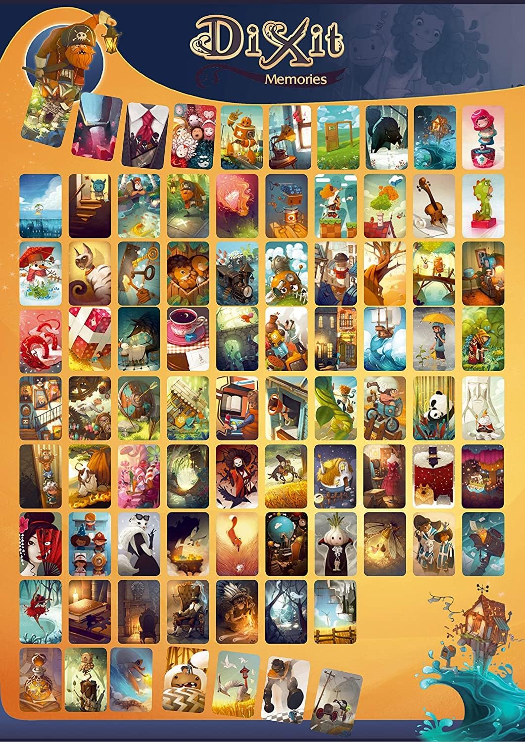 Libellud | Dixit Memories | Expansion | Multi-Time Awarded Imagination and Creativity Game | Ages 6 | 3 to 8 Players | 30 Minutes per Game | Multilanguage (Includes Spanish