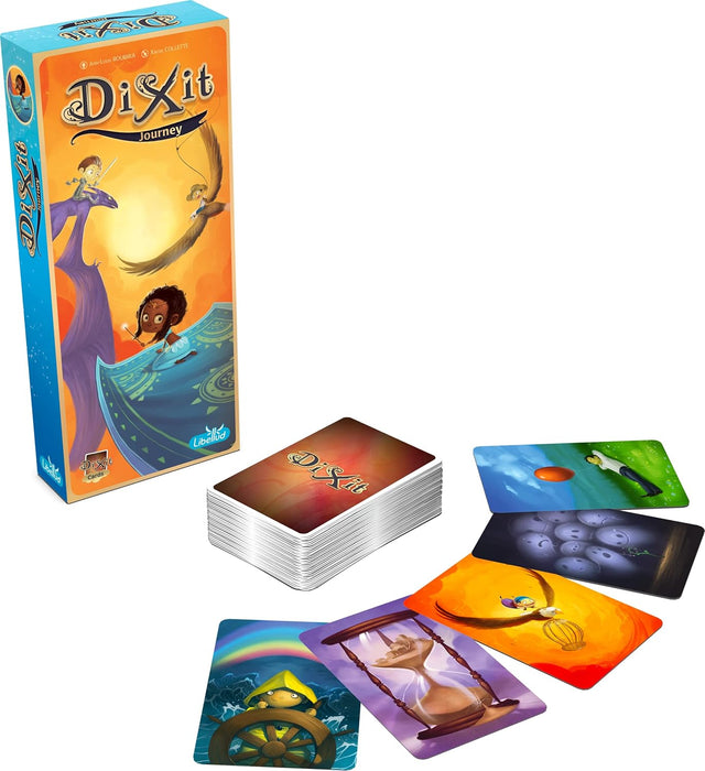 Asmodee Libellud | Dixit Journey | Expansion | Multi-Award Winning Imagination & Creativity Game | Ages 8+ | 3 to 8 Players | 30 Minutes per Game | Multilanguage (includes Spanish