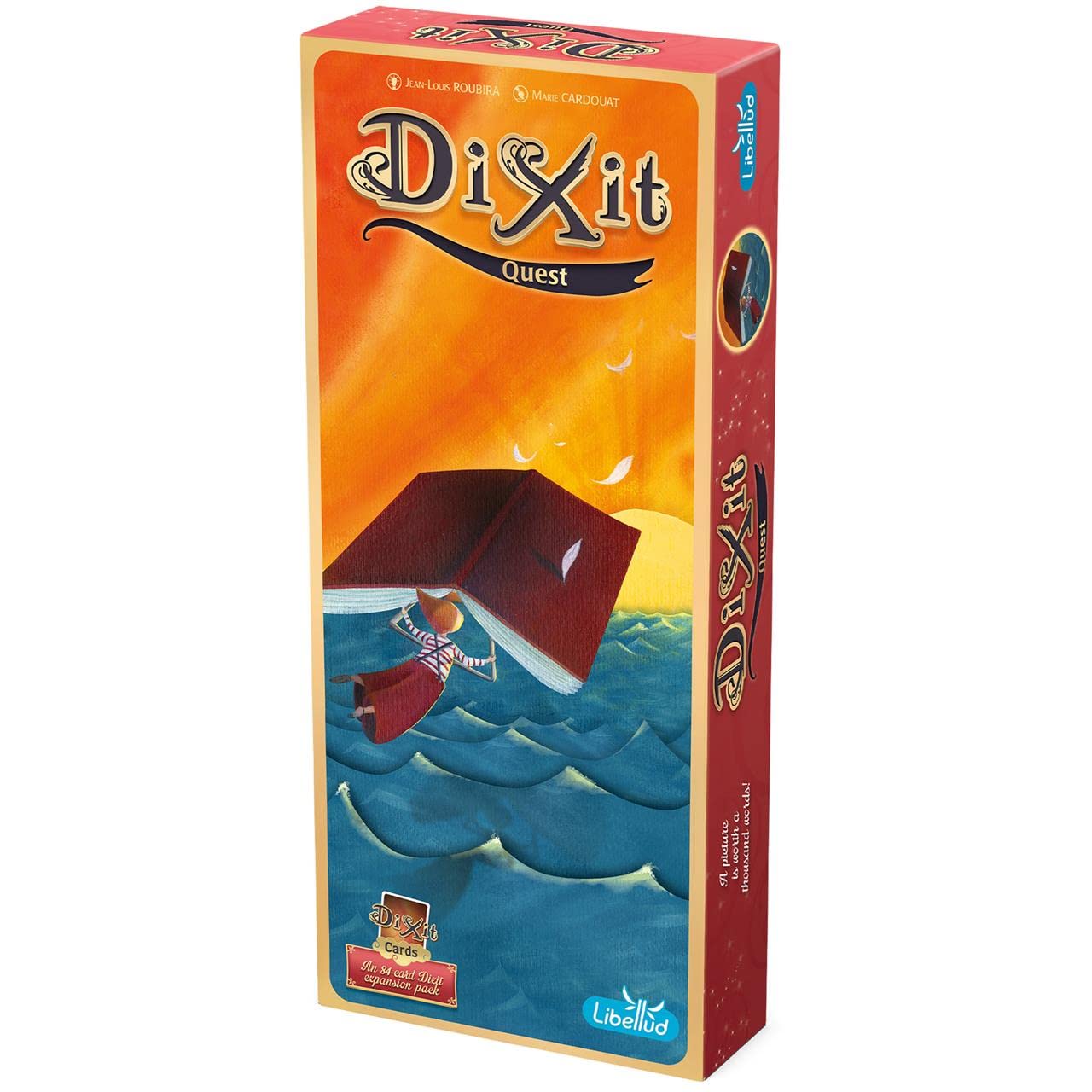 Asmodee Libellud | Dixit Quest | Expansion | Multi-Award Winning Imagination & Creativity Game | Ages 8+ | 3 to 8 Players | 30 Minutes per Game | Multilanguage (includes Spanish