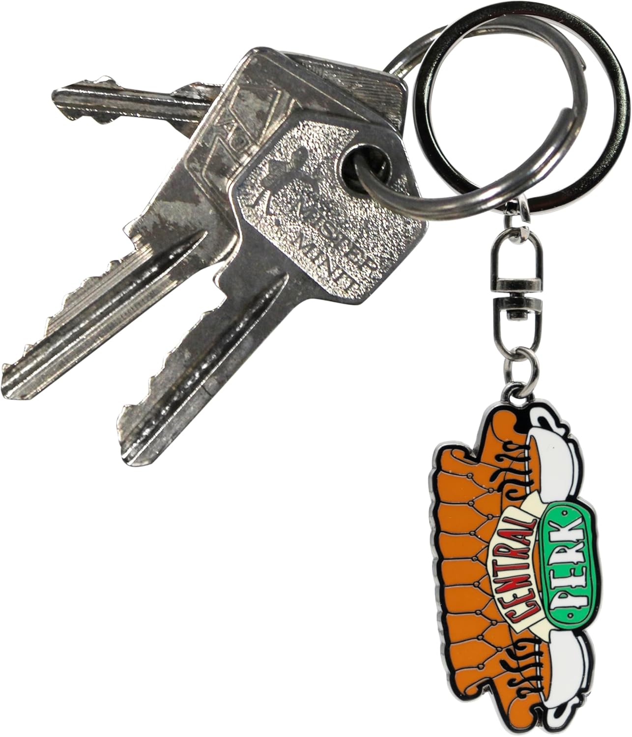 ABYSTYLE Friends Central Perk Sofa Metal Keychain | Friends TV Show | Friends Keyring | Metal Keyring | Friends Merchandise | Friends Gifts