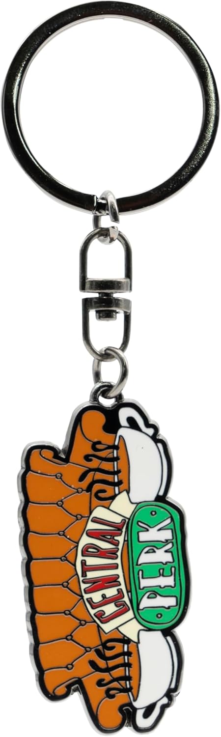 ABYSTYLE Friends Central Perk Sofa Metal Keychain | Friends TV Show | Friends Keyring | Metal Keyring | Friends Merchandise | Friends Gifts