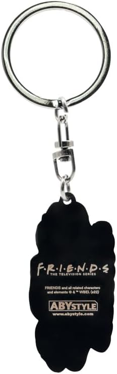 ABYSTYLE Friends Central Perk Sofa Metal Keychain | Friends TV Show | Friends Keyring | Metal Keyring | Friends Merchandise | Friends Gifts
