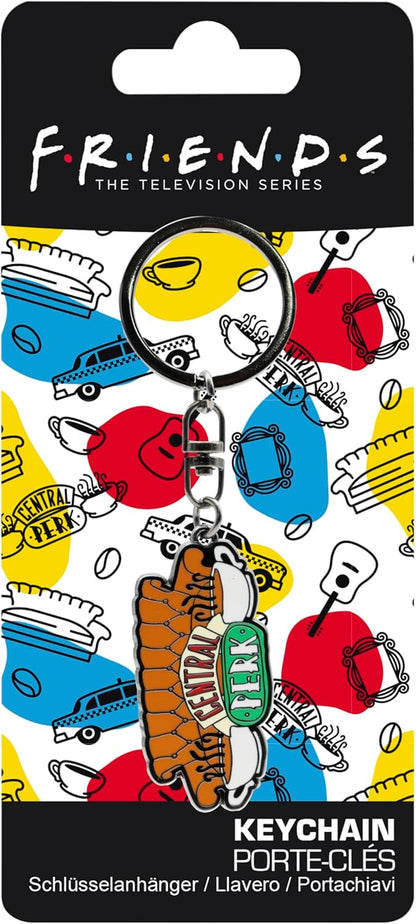 ABYSTYLE Friends Central Perk Sofa Metal Keychain | Friends TV Show | Friends Keyring | Metal Keyring | Friends Merchandise | Friends Gifts