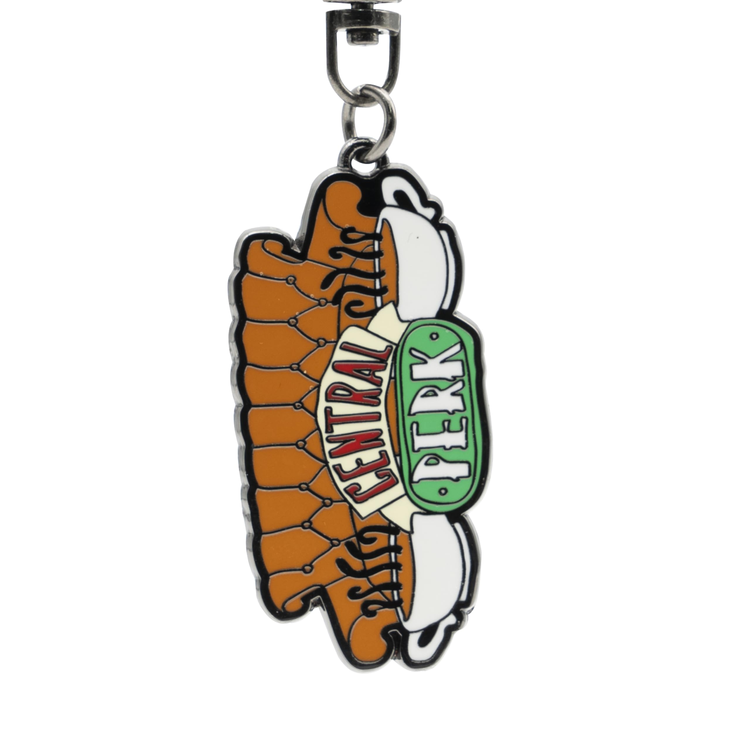 ABYSTYLE Friends Central Perk Sofa Metal Keychain | Friends TV Show | Friends Keyring | Metal Keyring | Friends Merchandise | Friends Gifts