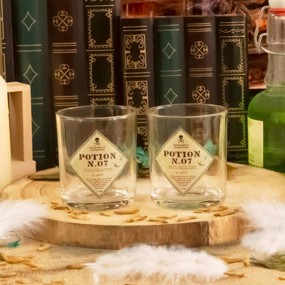 Abysse: Harry Potter - Potion Bottle (750Ml) & Glasses (200Ml) Set (Abytab060)
