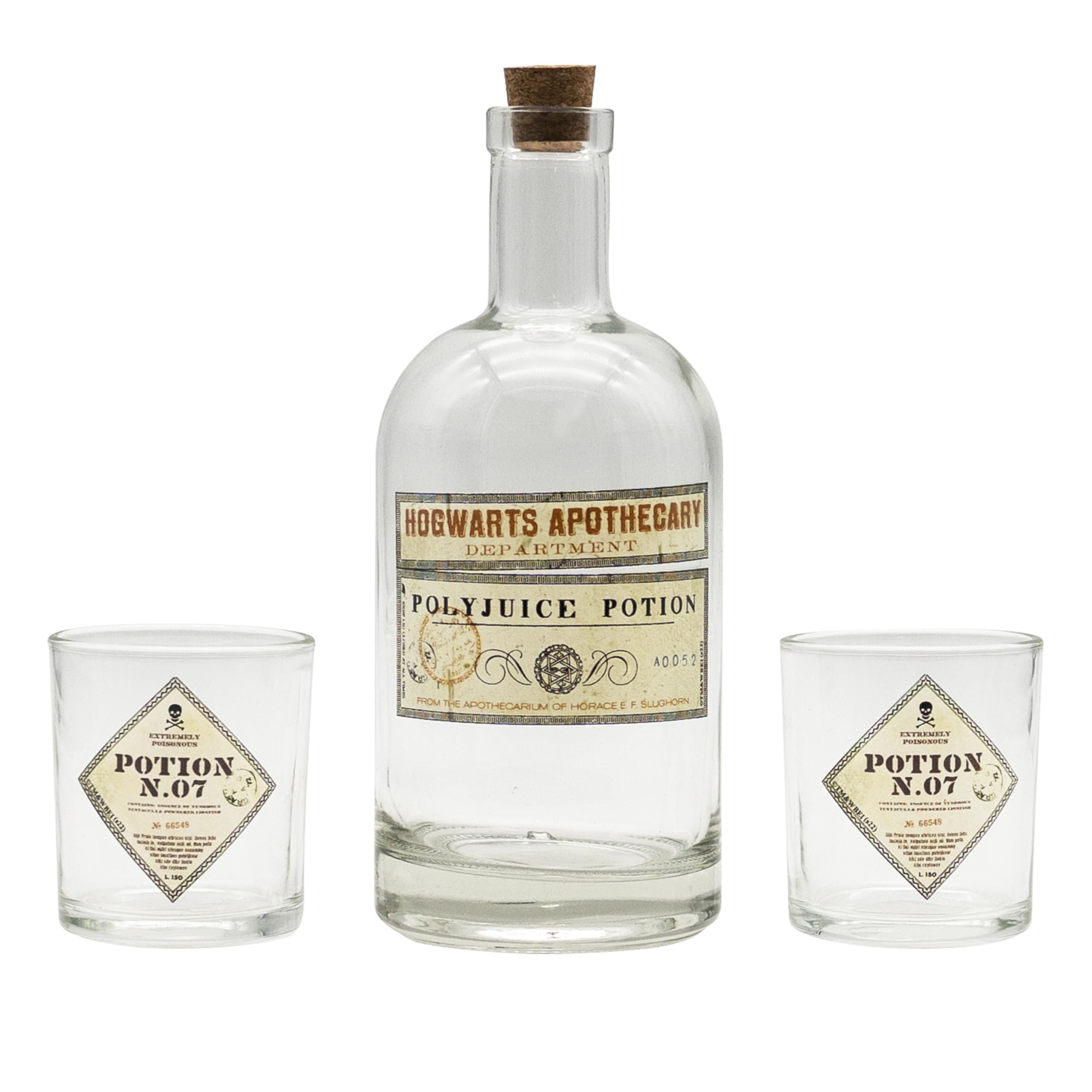 Abysse: Harry Potter - Potion Bottle (750Ml) & Glasses (200Ml) Set (Abytab060)