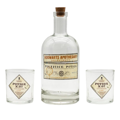 Abysse: Harry Potter - Potion Bottle (750Ml) & Glasses (200Ml) Set (Abytab060)