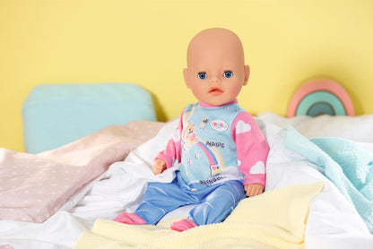 BABY born Little Romper 834633 - Super Soft Fabric Romper for 36cm Dolls - Includes Storytelling Print and Hanger - Doll Not Included - Suitable for Kids from 2+ Years