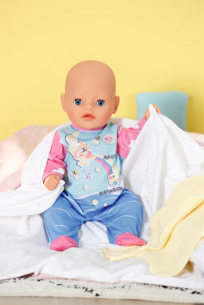 BABY born Little Romper 834633 - Super Soft Fabric Romper for 36cm Dolls - Includes Storytelling Print and Hanger - Doll Not Included - Suitable for Kids from 2+ Years