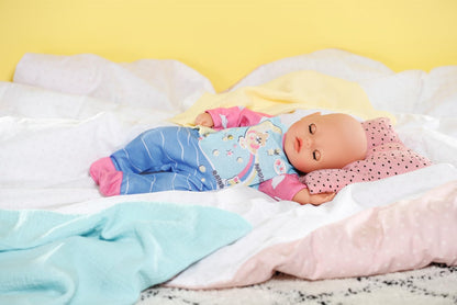 BABY born Little Romper 834633 - Super Soft Fabric Romper for 36cm Dolls - Includes Storytelling Print and Hanger - Doll Not Included - Suitable for Kids from 2+ Years