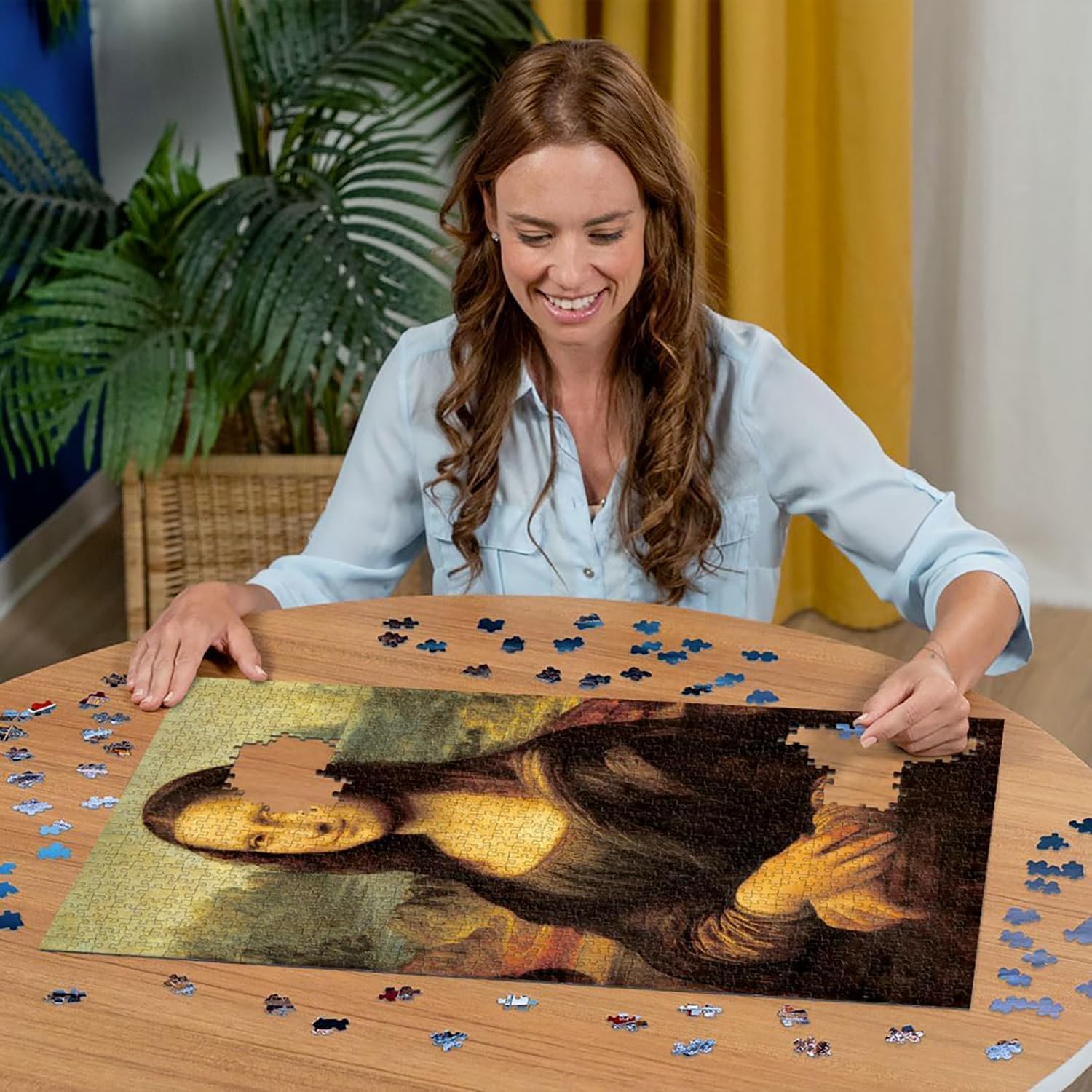 Ravensburger 12000058 - Leonardo: La Gioconda - 1000 Piece Jigsaw Puzzle - Adult and Youth Jigsaw Puzzles from 14 Years, Art Jigsaw Puzzles, Painting Puzzle