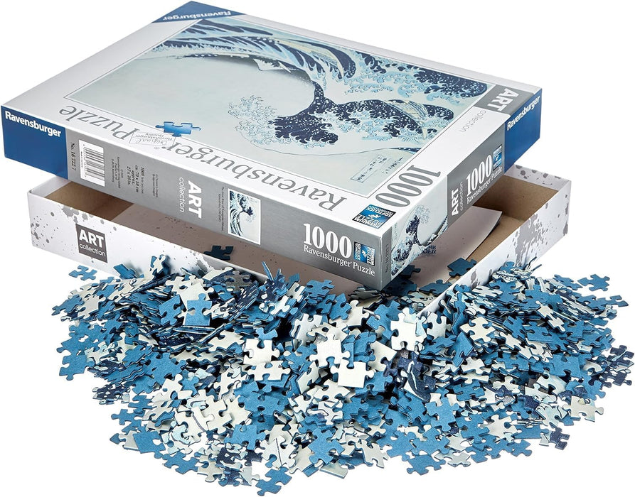 Ravensburger - Puzzle 1000 Pieces The Great Wave of Kanagawa | Puzzle Adults 70x50cm | Puzzle 1000 Pieces Art Collection | Adult Puzzles