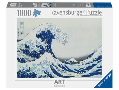 Ravensburger - Puzzle 1000 Pieces The Great Wave of Kanagawa | Puzzle Adults 70x50cm | Puzzle 1000 Pieces Art Collection | Adult Puzzles