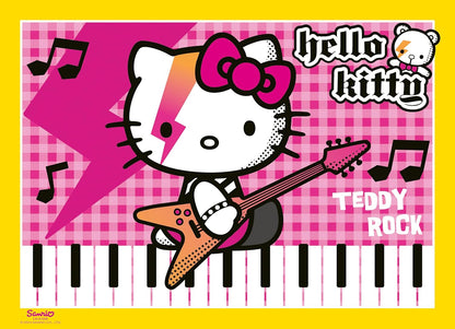 Ravensburger Hello Kitty Bumper Puzzle Pack – 4 x 100 Piece XXL Jigsaw Puzzles – Colorful Music, Outdoors, Underwater & Sweet Treat Scenes – Durable & Family-Friendly – Ages 5+