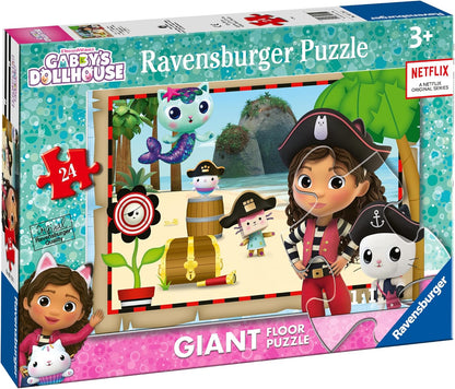 Ravensburger Floor Puzzle: Gabby`S Dollhouse - Gabby`S Pirate Adventures (24 Pcs) (03179)
