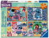 Ravensburger Disney Stitch Bumper Pack 4x100 Piece Jigsaw Puzzle for Kids - Every Piece is Unique, Pieces Fit Together Perfectly