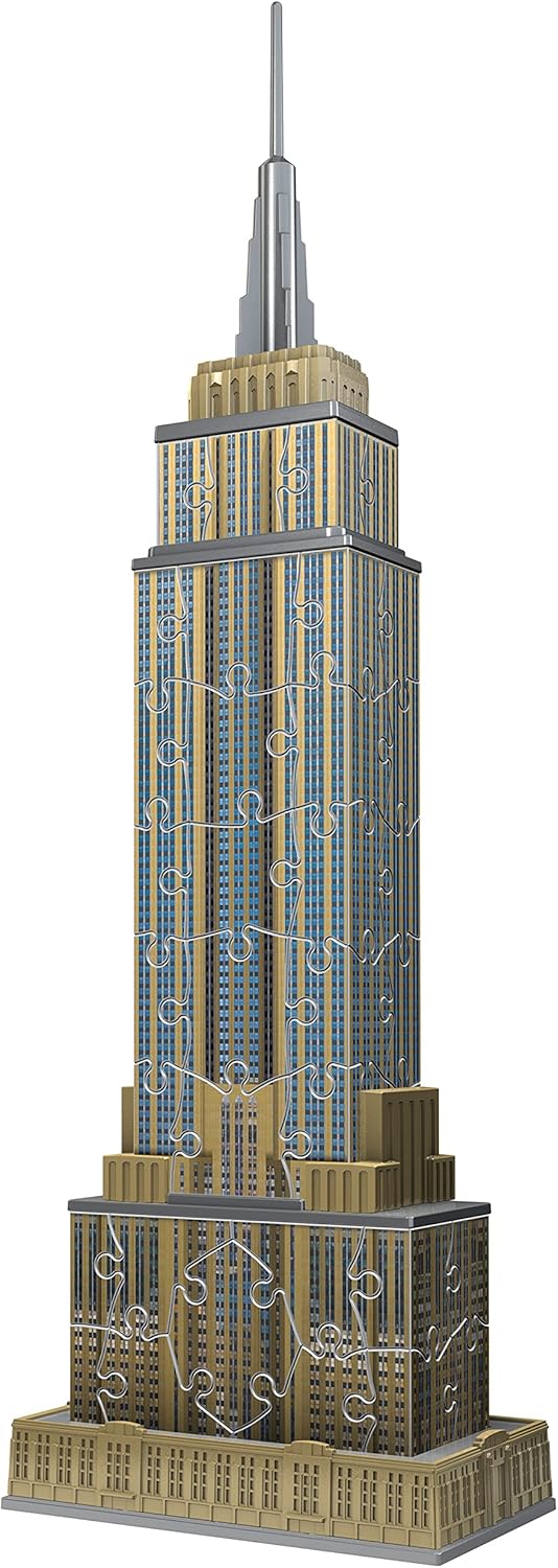 RAVENSBURGER Puzzle Ravensburger 3D Puzzle 11271 Mini Empire State Building 54 Pieces from 8 Years, Multicoloured