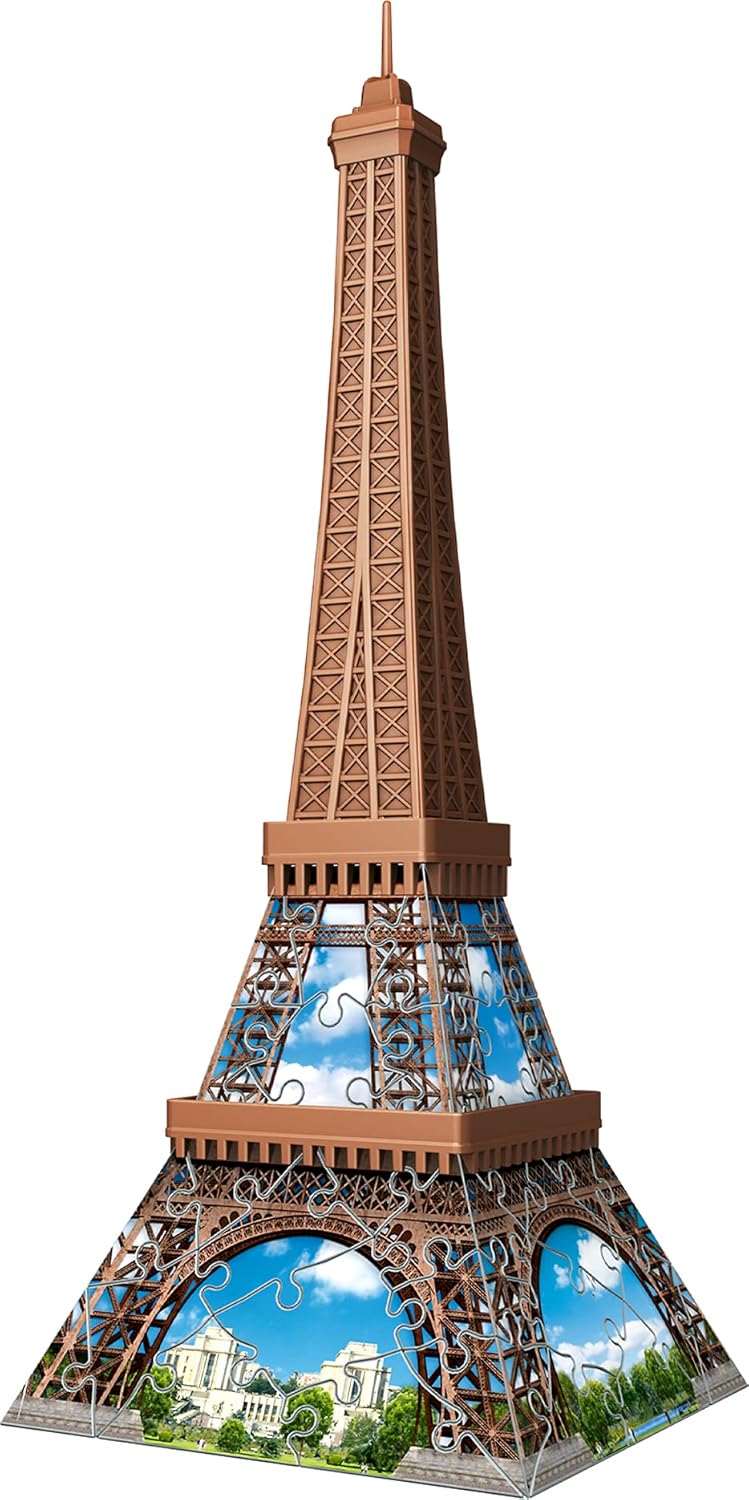 RAVENSBURGER 3D Puzzle Mini Eiffel Tower 54 Pieces from 8 Years Experience Puzzles in the 3rd Dimension