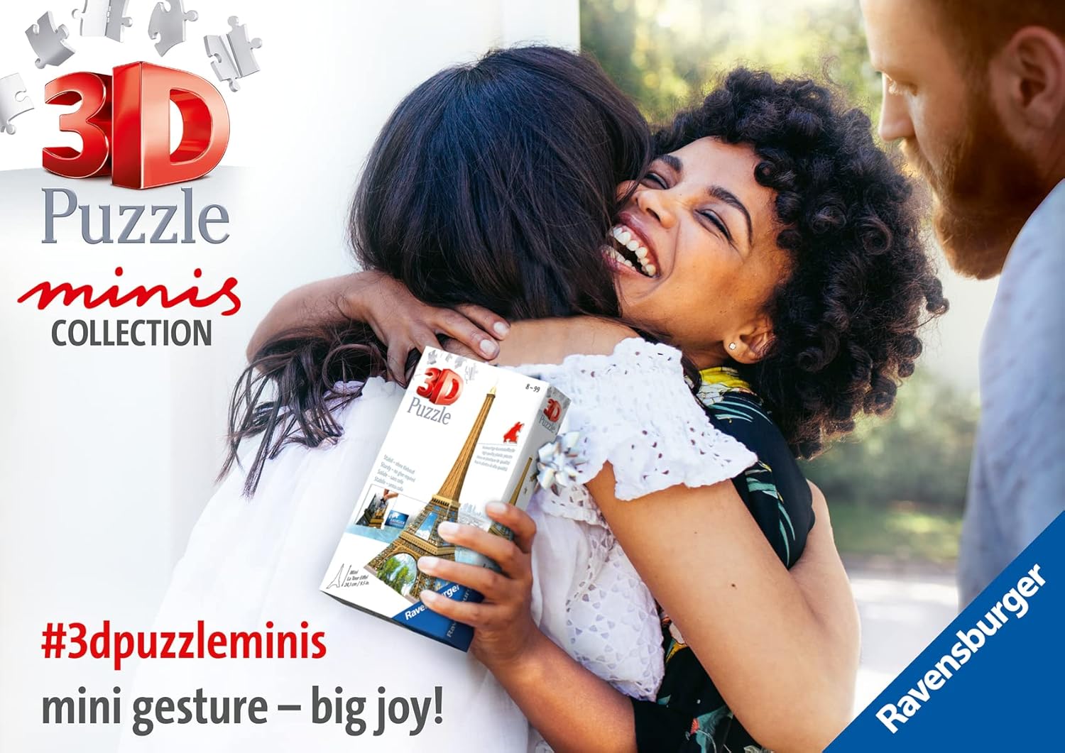 RAVENSBURGER 3D Puzzle Mini Eiffel Tower 54 Pieces from 8 Years Experience Puzzles in the 3rd Dimension