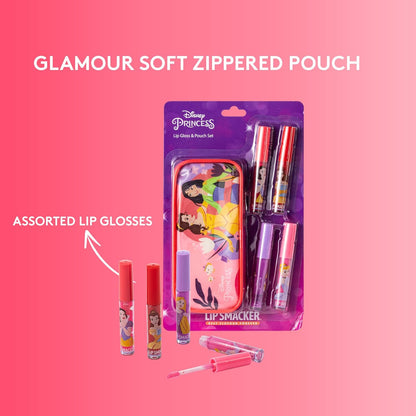 Lip Smacker Disney Princess: Lip Gloss & Pouch Set (1510678E)