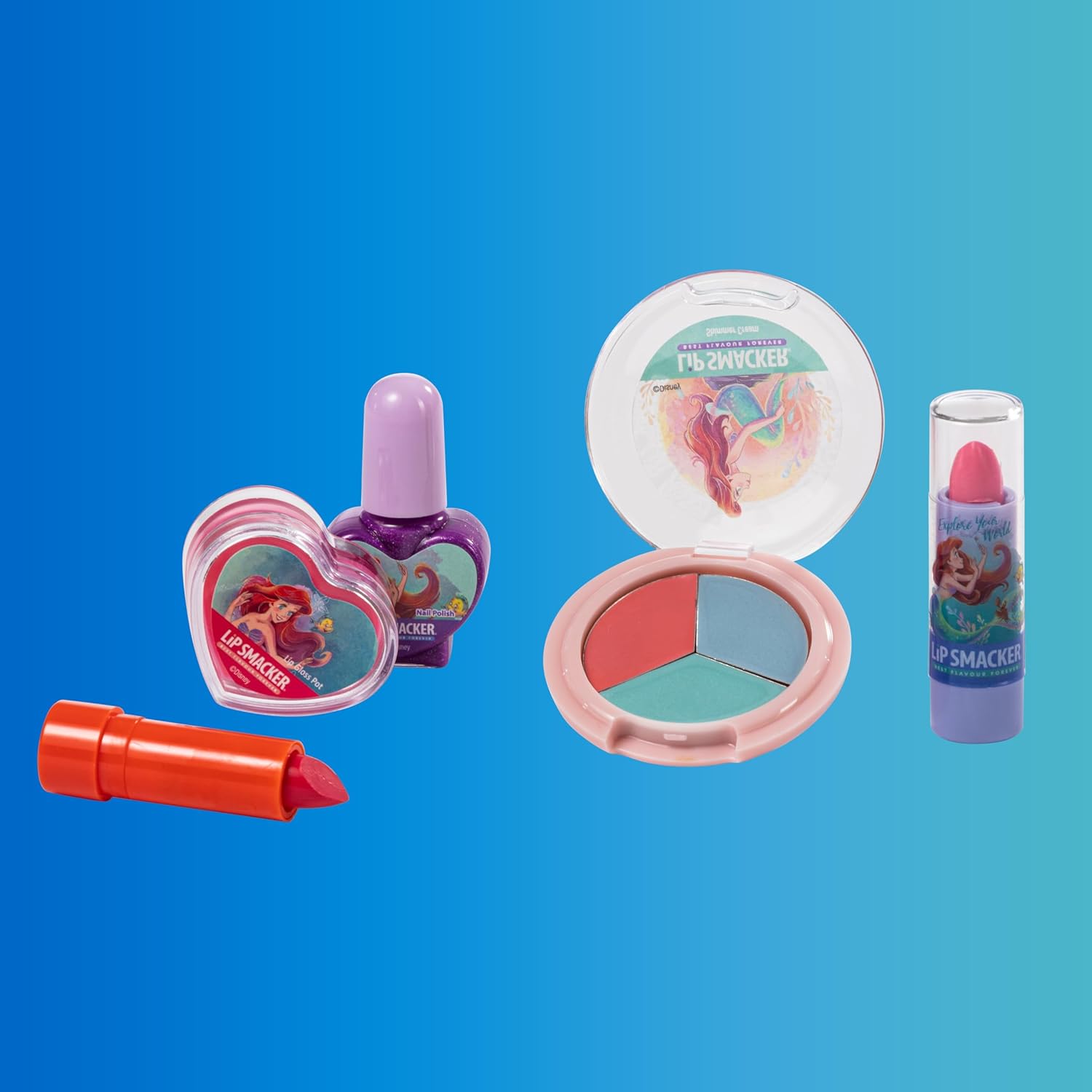 Lip Smacker Disney Princess: Ariel - Travel To Go Beauty Case (1510696E)