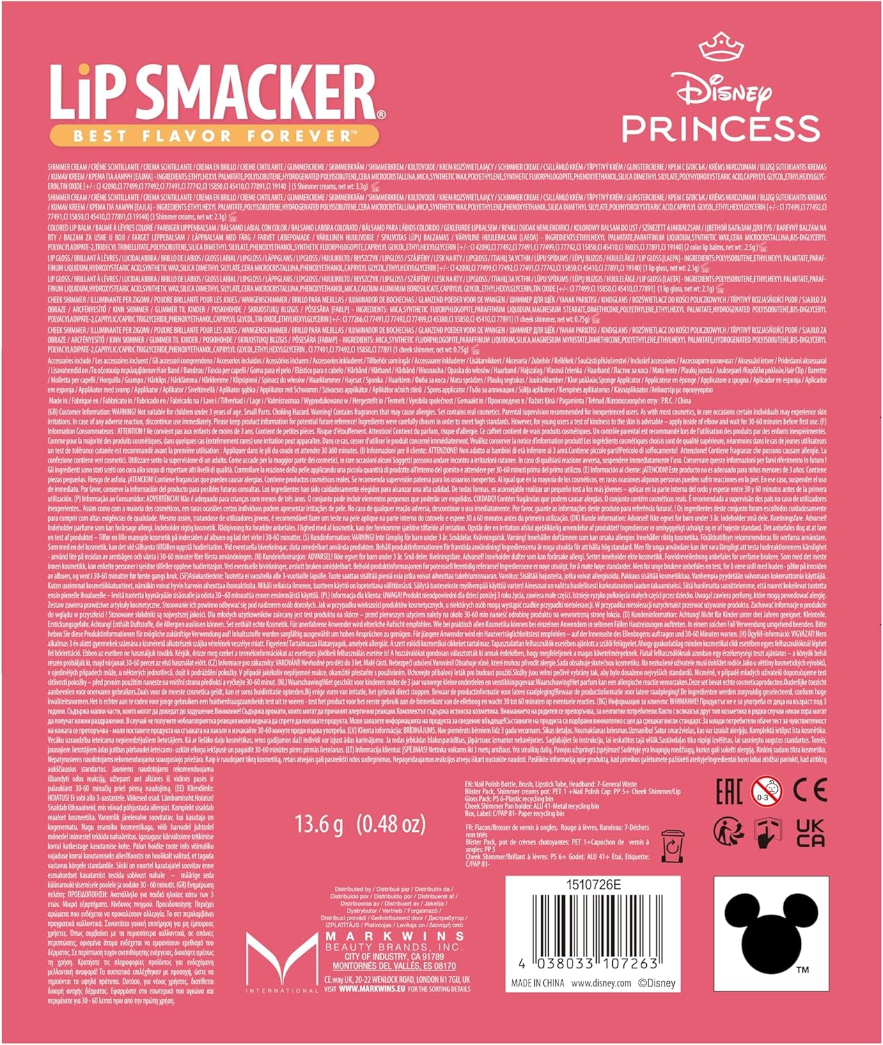 Lip Smacker Disney Snow White: Hair Band With Face Set (1510726E)