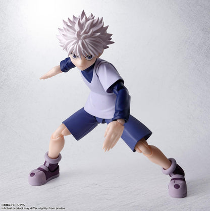TAMASHII NATIONS S.H. Figuarts Hunter x Hunter Killua, ca. 135 mm, PVC und ABS, Actionfigur vorbemalt