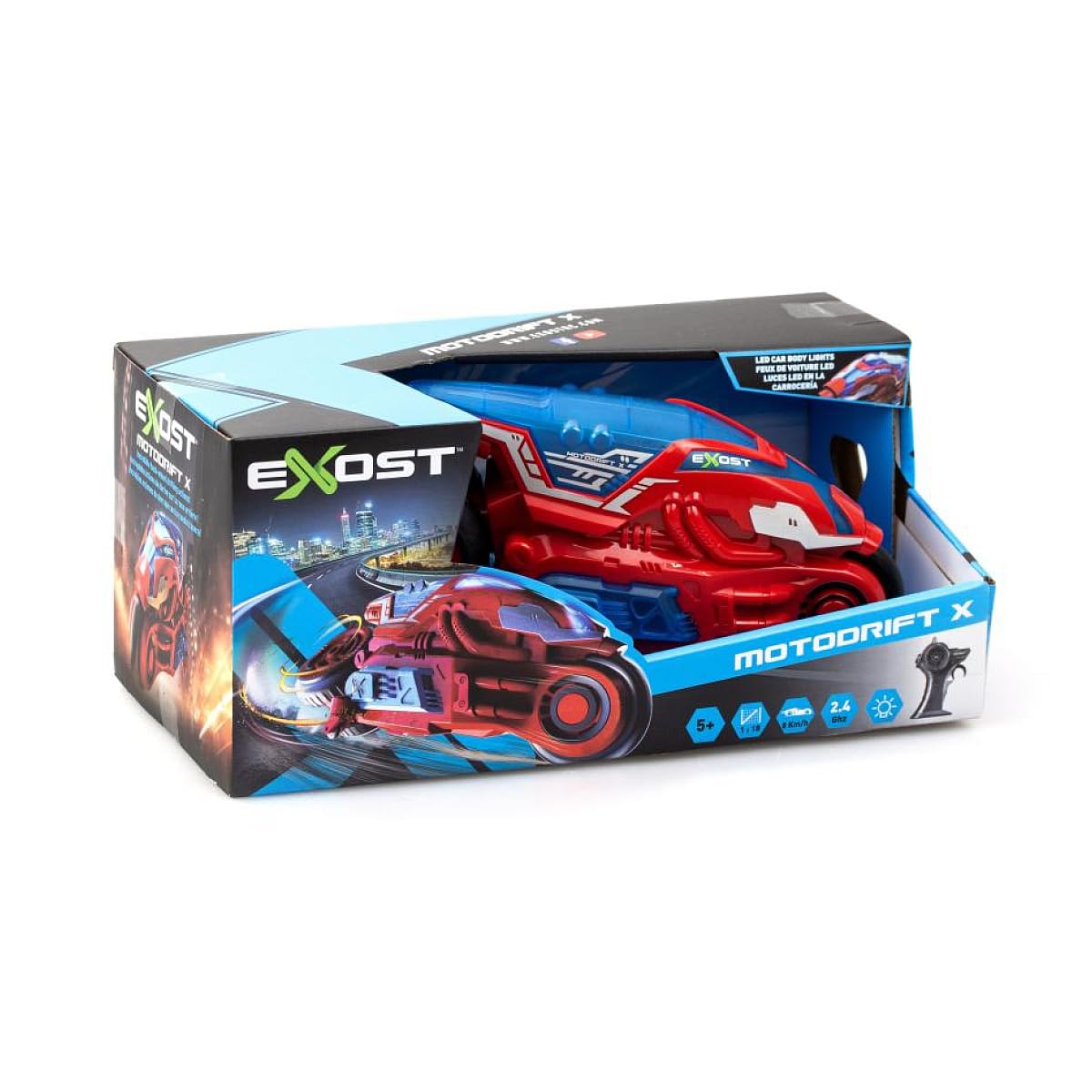 As Silverlit Exost R/C: Motordrift - X 1:18 (7530-20288)