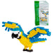 nanoblock - NBC-343 - Blue and Yellow Macaw, Multicolored