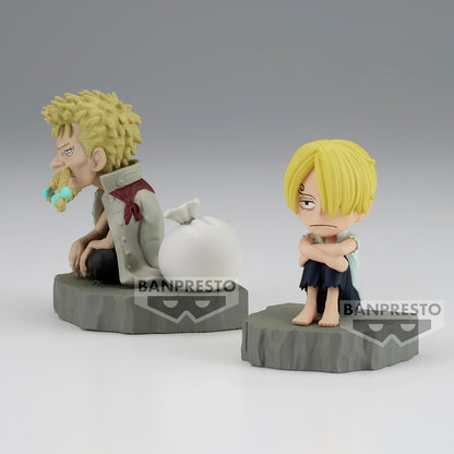 BANPRESTO ONE Piece World COLLECTABLE Figure Log Stories - Sanji & ZEFF