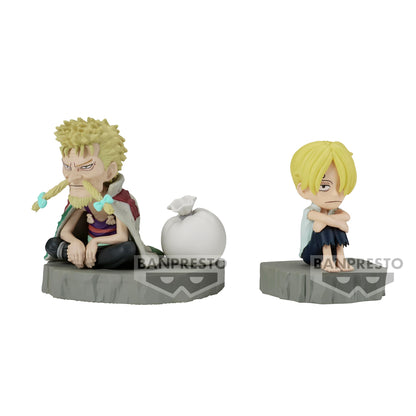 BANPRESTO ONE Piece World COLLECTABLE Figure Log Stories - Sanji & ZEFF