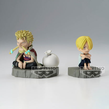 BANPRESTO ONE Piece World COLLECTABLE Figure Log Stories - Sanji & ZEFF