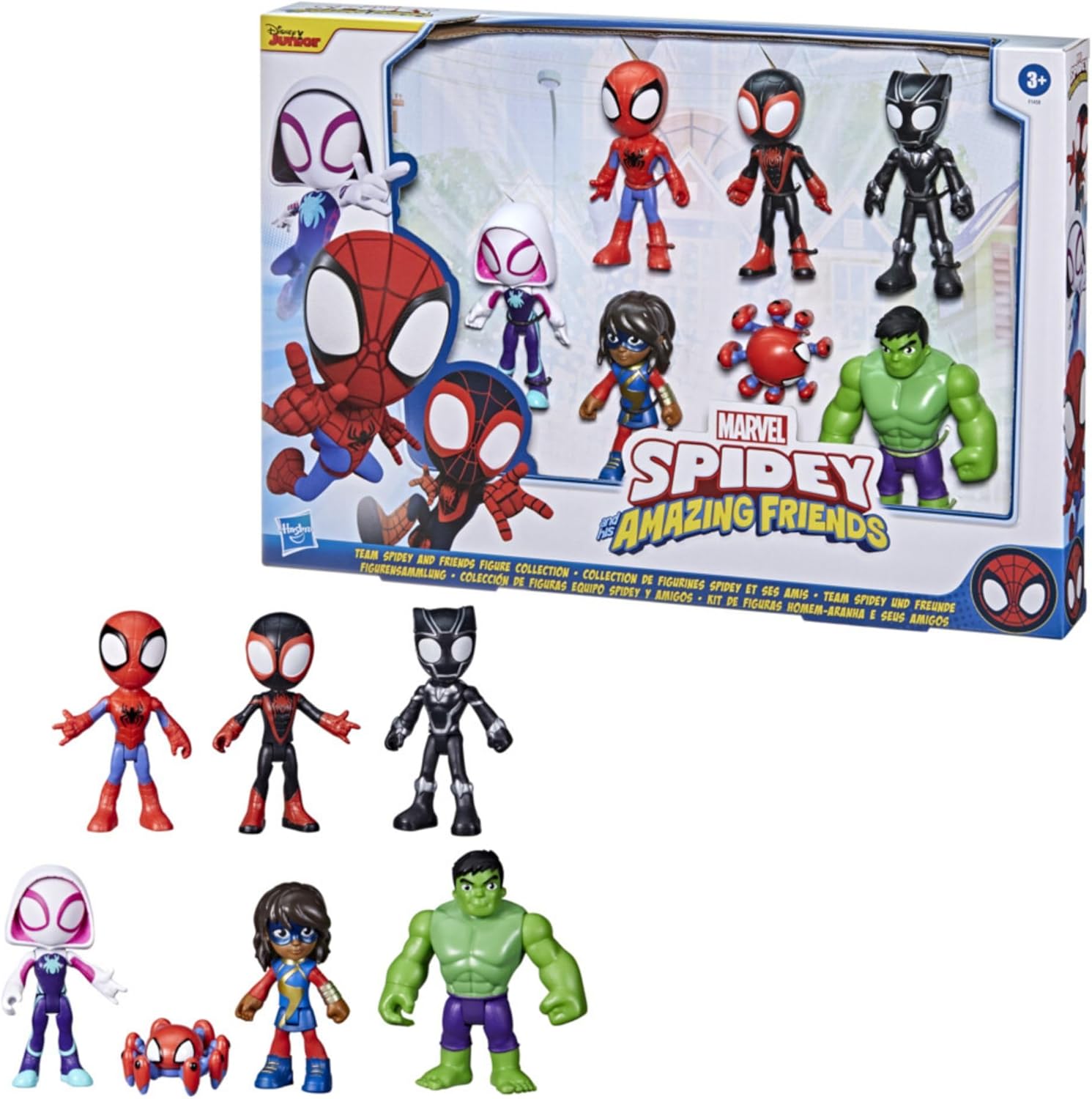 SPIDEY AND HIS AMAZING FRIENDS TEAM SPIDEY AND FRIENDS FIG PK
