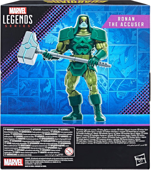 Marvel Legends Series: Ronan The Accuser, Guardians of The Galaxy Comics 6-Inch Action Figures for 4+ Years (Amazon Exclusive)