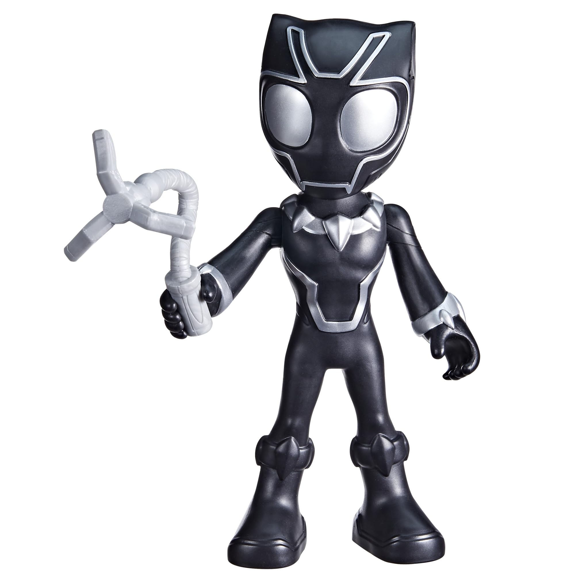 SPIDEY AND HIS AMAZING FRIENDS Marvel Supersized Black Panther Action Figure, Preschool Superhero Toys