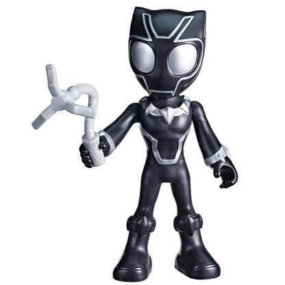 SPIDEY AND HIS AMAZING FRIENDS Marvel Supersized Black Panther Action Figure, Preschool Superhero Toys