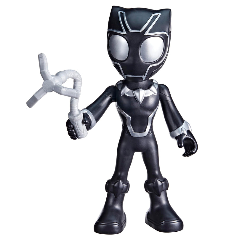 SPIDEY AND HIS AMAZING FRIENDS Marvel Supersized Black Panther Action Figure, Preschool Superhero Toys
