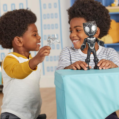 SPIDEY AND HIS AMAZING FRIENDS Marvel Supersized Black Panther Action Figure, Preschool Superhero Toys