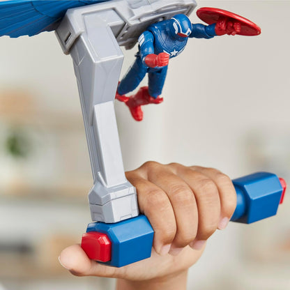 Marvel Epic Hero Series Captain America: Brave New World Flight Control Figure, Red/White/Blue