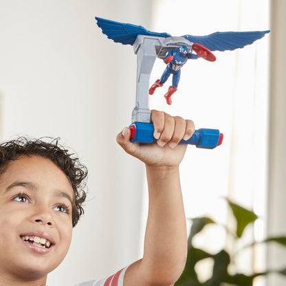 Marvel Epic Hero Series Captain America: Brave New World Flight Control Figure, Red/White/Blue