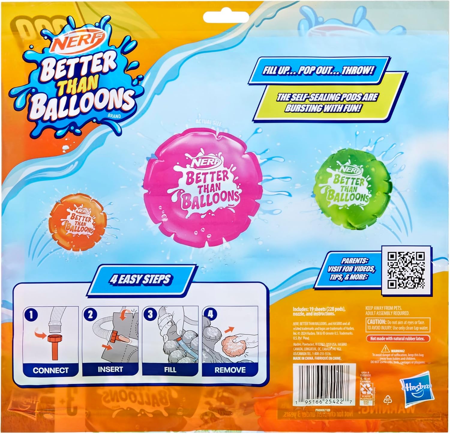 Nerf Better Than Balloons Water Toys 228 Pods