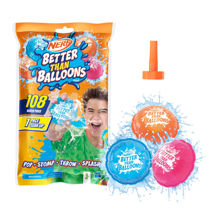 Nerf Better Than Balloons Brand Water Toys 108 Pods