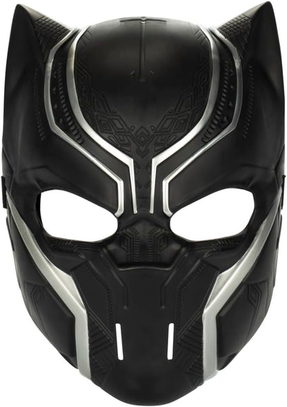 Marvel Black Panther Roleplay Mask For Kids Ages 5+, Comic & Film-Inspired Super Hero Toy With Adjustable Band, Role Playing Movie Costume Accessory, Perfect Halloween Costume For Children
