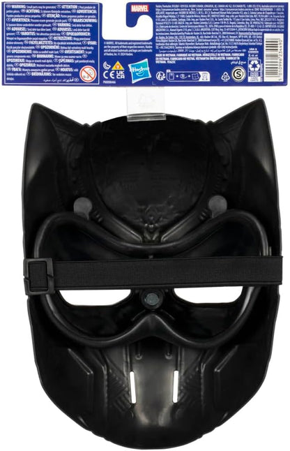Marvel Black Panther Roleplay Mask For Kids Ages 5+, Comic & Film-Inspired Super Hero Toy With Adjustable Band, Role Playing Movie Costume Accessory, Perfect Halloween Costume For Children
