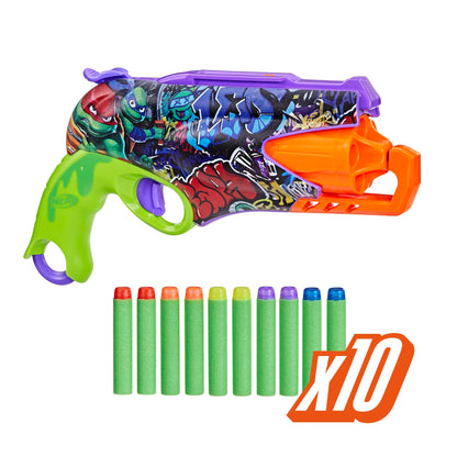 Nerf Teenage Mutant Ninja Turtles Blaster, 10 Nerf Elite Darts