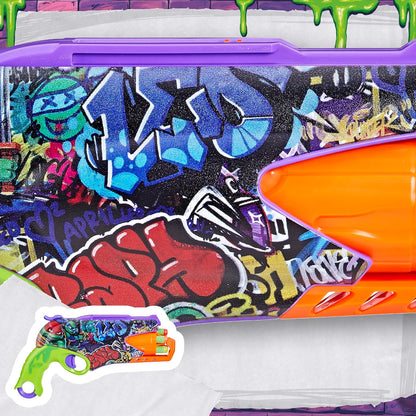 Nerf Teenage Mutant Ninja Turtles Blaster, 10 Nerf Elite Darts