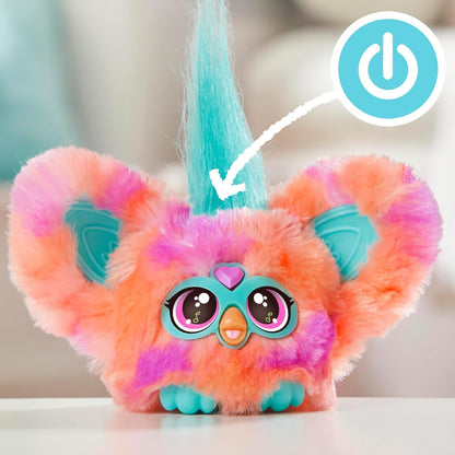 Furby Furblets Mini Electronic Plush Animal Interactive Musical Pet with Over 45 Sounds and Sets, Peekaboo Ears, Key Chain, Collectible Toy for Children from 6 Years