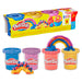 Play-Doh 4-Pack Shimmer Clay, Sparkling Metallic Compound Tubs (Dark Blue, Red, Purple & Gold), Arts and Crafts Toys for Kids (2+), Non-Toxic Modelling Compound, Gift for Kids